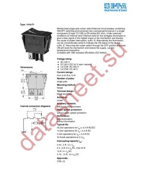 1410-F110-P1F1-W14Q-5A datasheet  